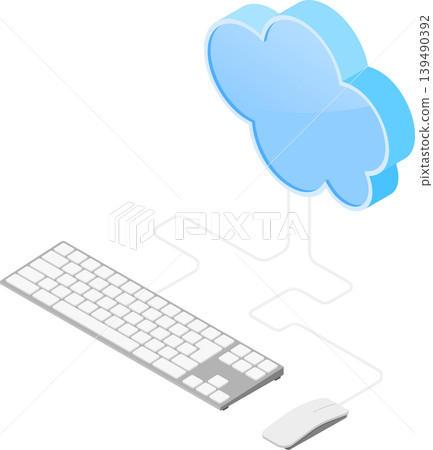 Cloud Computing Technology Isometric Cloud Computing Technology Isometric 139490392