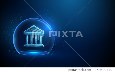 3d data icon under transparent glass dome. Data protection, secure information storage, cybersecurity, privacy control, protected data environment, encryption systems concept. 3d data icon under transparent glass dome. Data protection, secure information storage, cybersecurity, privacy control, protected data environment, encryption systems concept. 139490440