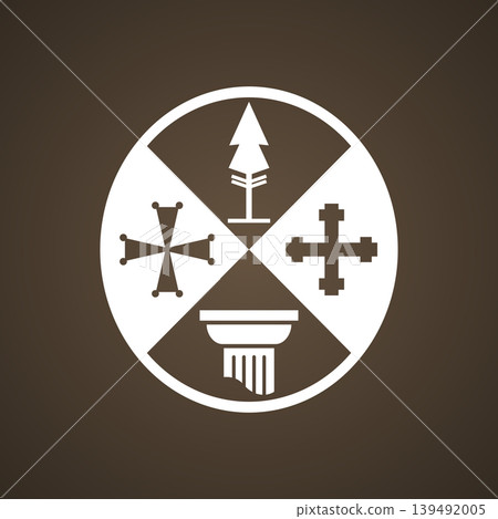 Symbol from the flag of Calabria Symbol from the flag of Calabria 139492005