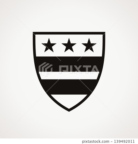 Shield - flag of Washington D.C. 139492011