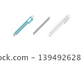 一個簡單的刀具的插圖 139492628