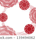 Illustration frame of a red rose 139494062