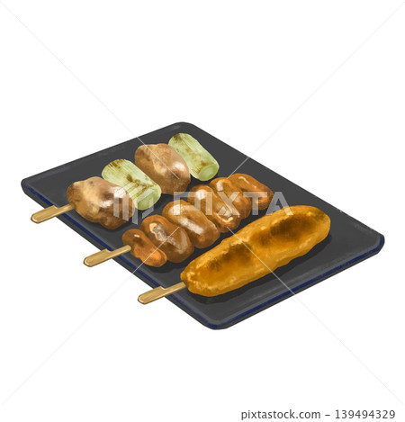 Illustration of yakitori 139494329