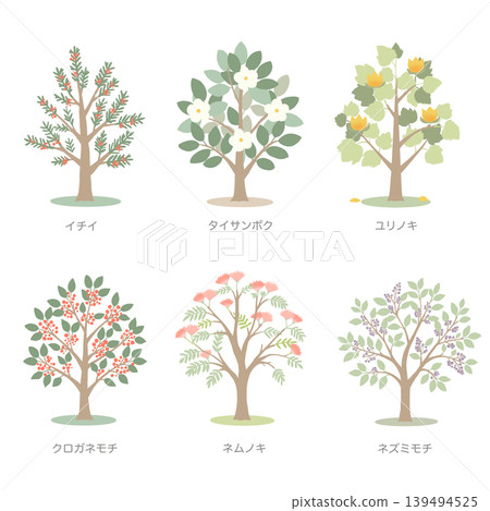 日本樹木插圖集 日本樹木插圖集 139494525