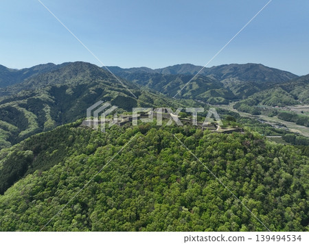 View from Takeda Castle Ruins, Hyogo Prefecture View from Takeda Castle Ruins, Hyogo Prefecture 139494534
