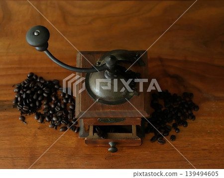 復古咖啡研磨機 復古咖啡研磨機 139494605
