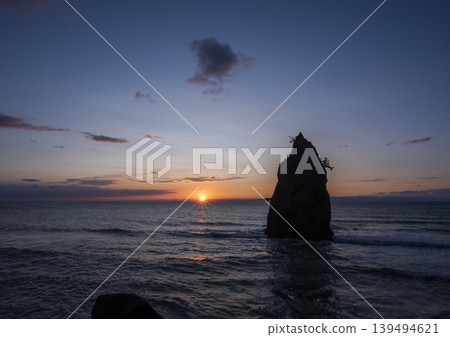 在海上日落 在海上日落 139494621