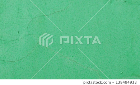 Minimalist cracked green wall texture for abstract background. Minimalist cracked green wall texture for abstract background. 139494938