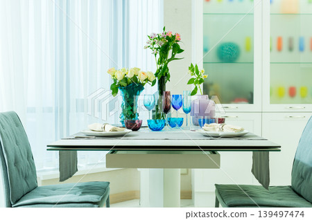 Chic dining in light Chic dining in light 139497474