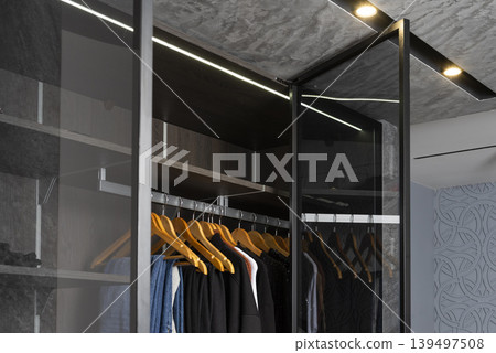 Trendy modern wardrobe Trendy modern wardrobe 139497508