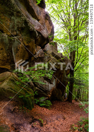Serene rock formations 139497518