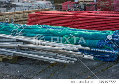 Construction materials in the sun 139497722