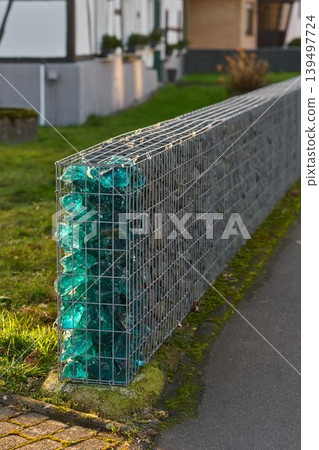 Glass bottle wall art design Glass bottle wall art design 139497724