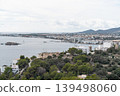 Ibiza coastal town and bay panorama in Ibiza, Spain 139498060