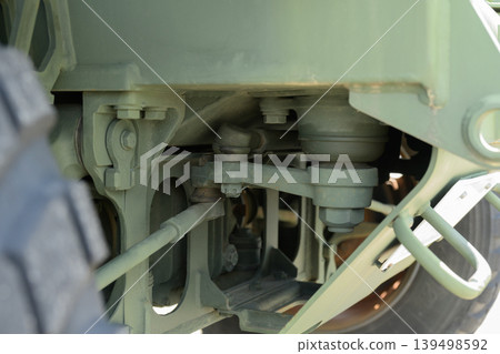 Tie rod of a Japan Self-Defense Forces light armored vehicle Tie rod of a Japan Self-Defense Forces light armored vehicle 139498592