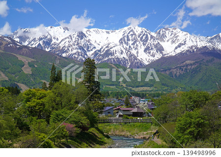 從大出公園眺望北阿爾卑斯山 139498996