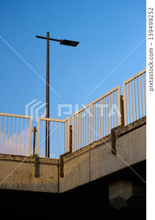 Bright lamp under a clear sky Bright lamp under a clear sky 139499252