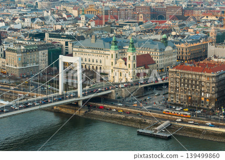 Exploring the scenic wonders of budapest with iconic bridges and historic architecture Exploring the scenic wonders of budapest with iconic bridges and historic architecture 139499860