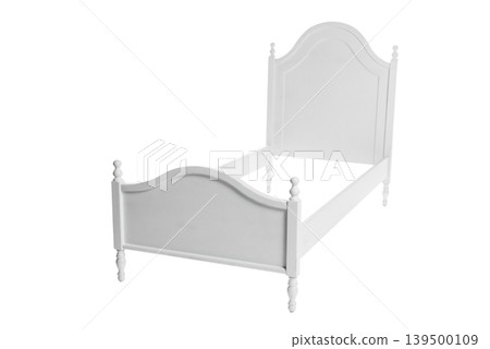 Elegant white bed frame perfect for any room Elegant white bed frame perfect for any room 139500109