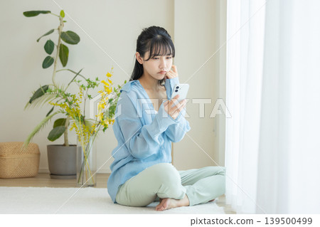 Worried, woman, lady Worried, woman, lady 139500499