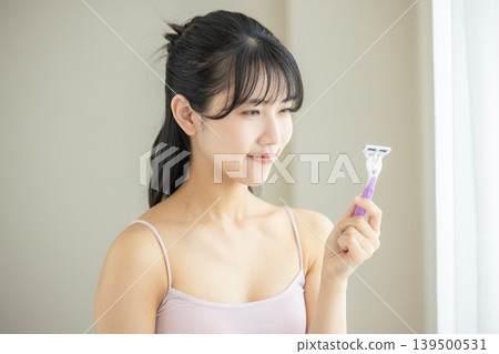 年輕女子的美麗形象 139500531