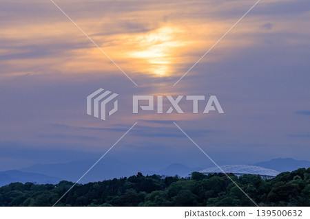 Sky that stains in madder color Sky that stains in madder color 139500632