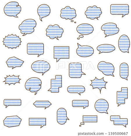 A set of various speech bubble icons A set of various speech bubble icons 139500667