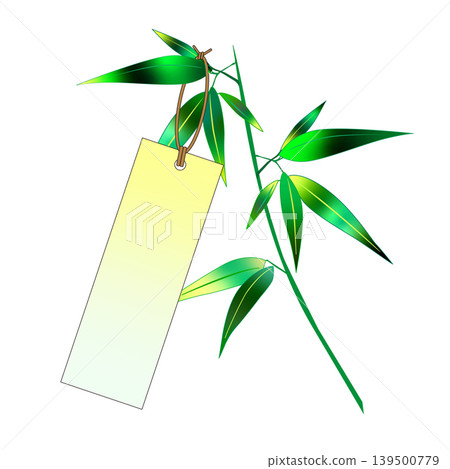 七夕裝飾:短冊(寫願紙條)和竹葉插畫套裝 - 日式夏季裝飾材料 七夕裝飾:短冊(寫願紙條)和竹葉插畫套裝 - 日式夏季裝飾材料 139500779