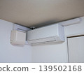 Example of wall-mounted air conditioner installation using a drain-up kit. 139502168