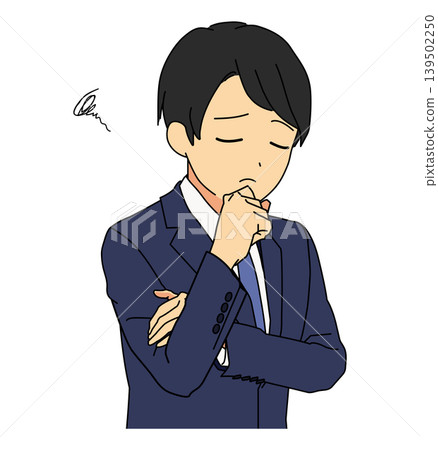 Men in suits worried 139502250
