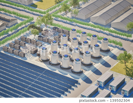 Smart industrial area with infrastructure development Smart industrial area with infrastructure development 139502304