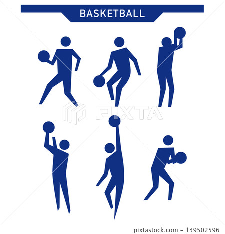 Basketball pictogram Basketball pictogram 139502596