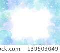 以水彩風格描繪的七夕星空，留有文字空間。 139503049