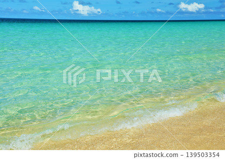 Okinawa Miyakojima blue sky and sea Okinawa Miyakojima blue sky and sea 139503354