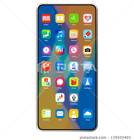 Smartphone app screen Smartphone app screen 139503403