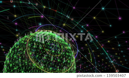The optical network of the digital world The optical network of the digital world 139503407