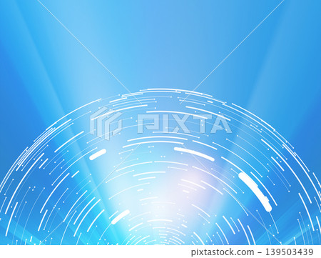A sphere of blue light A sphere of blue light 139503439