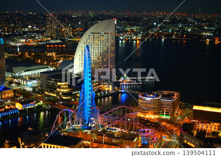Yokohama Minato Mirai night view Yokohama Minato Mirai night view 139504111