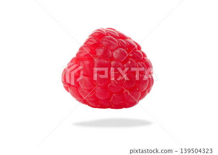 Fresh raspberry is floating with shadow below in space, PNG Fresh raspberry is floating with shadow below in space, PNG 139504323