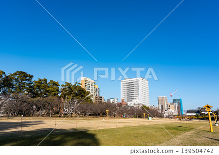 View from Maizuru Park, San-no-maru Square, Chuo-ku, Fukuoka City, Fukuoka Prefecture View from Maizuru Park, San-no-maru Square, Chuo-ku, Fukuoka City, Fukuoka Prefecture 139504742