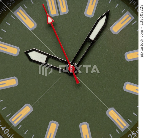 Watch dial macro hands Watch dial macro hands 139505228