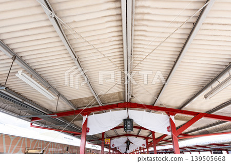 Nishitetsu Dazaifu Line, Dazaifu Station platform ceiling, Dazaifu City, Fukuoka Prefecture 139505668