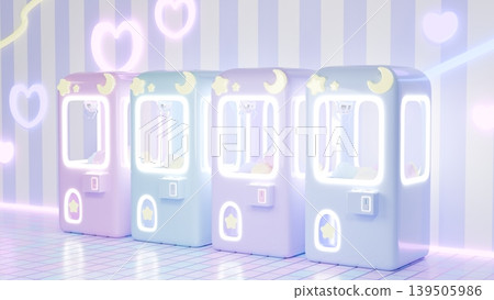 3D Moon and Star Crane Game - Arcade Background 3D Moon and Star Crane Game - Arcade Background 139505986