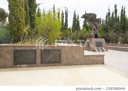 Armenian Genocide Monument on the waterfront boulevard in Larnaka, Cyprus Armenian Genocide Monument on the waterfront boulevard in Larnaka, Cyprus 139506044
