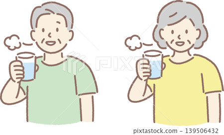 老年人補水 老年人補水 139506432