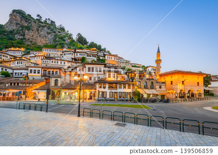 Berat, Albania. Old charming medieval town, Balkans. Berat, Albania. Old charming medieval town, Balkans. 139506859