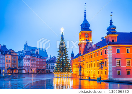 Warsaw, Poland. Christmas Market in Old Town Warsaw, Poland. Christmas Market in Old Town 139506880