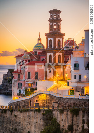 Atrani, Italy. Church of Saint Mary Magdalene, Amalfi Coastline. 139506892