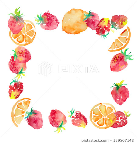 水彩畫。以水彩風格描繪檸檬和草莓的夏日背景。夏日水彩背景。向量圖。 水彩畫。以水彩風格描繪檸檬和草莓的夏日背景。夏日水彩背景。向量圖。 139507148