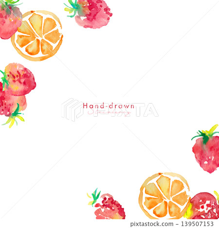 水彩畫。以水彩風格描繪檸檬和草莓的夏日背景。夏日水彩背景。向量圖。 水彩畫。以水彩風格描繪檸檬和草莓的夏日背景。夏日水彩背景。向量圖。 139507153